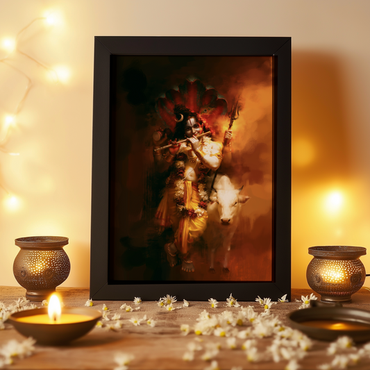 Shiva Keshava Photo Frame  | Sri Krishna as Lord Shiva