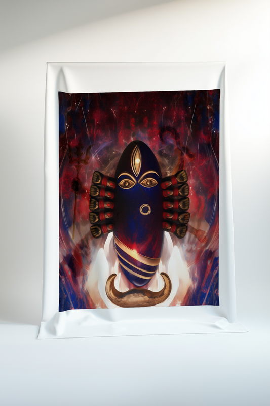 Linga Bhairavi Devi Canvas Print Roll (Unframed) | Premium Hindu Spiritual Wall Art Canvas