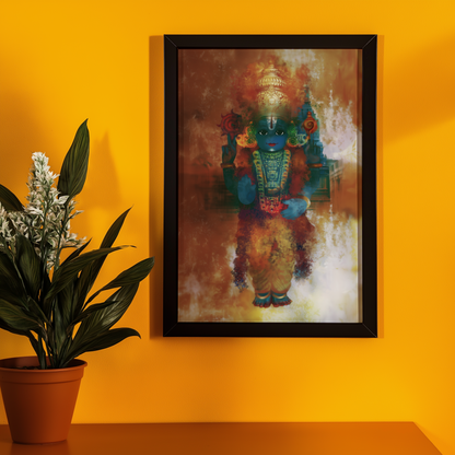 Bala Venkateshwara Swamy Photo Frame | Premium Hindu Spiritual Wall Art for Home Décor