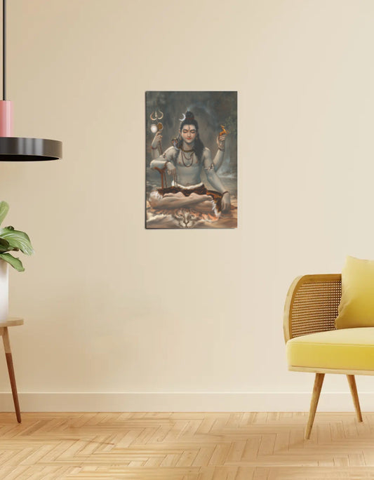 Lord Shiva Poster – 300 GSM, Mahadeva Art for Peace and Power | Vastu Positive Decor