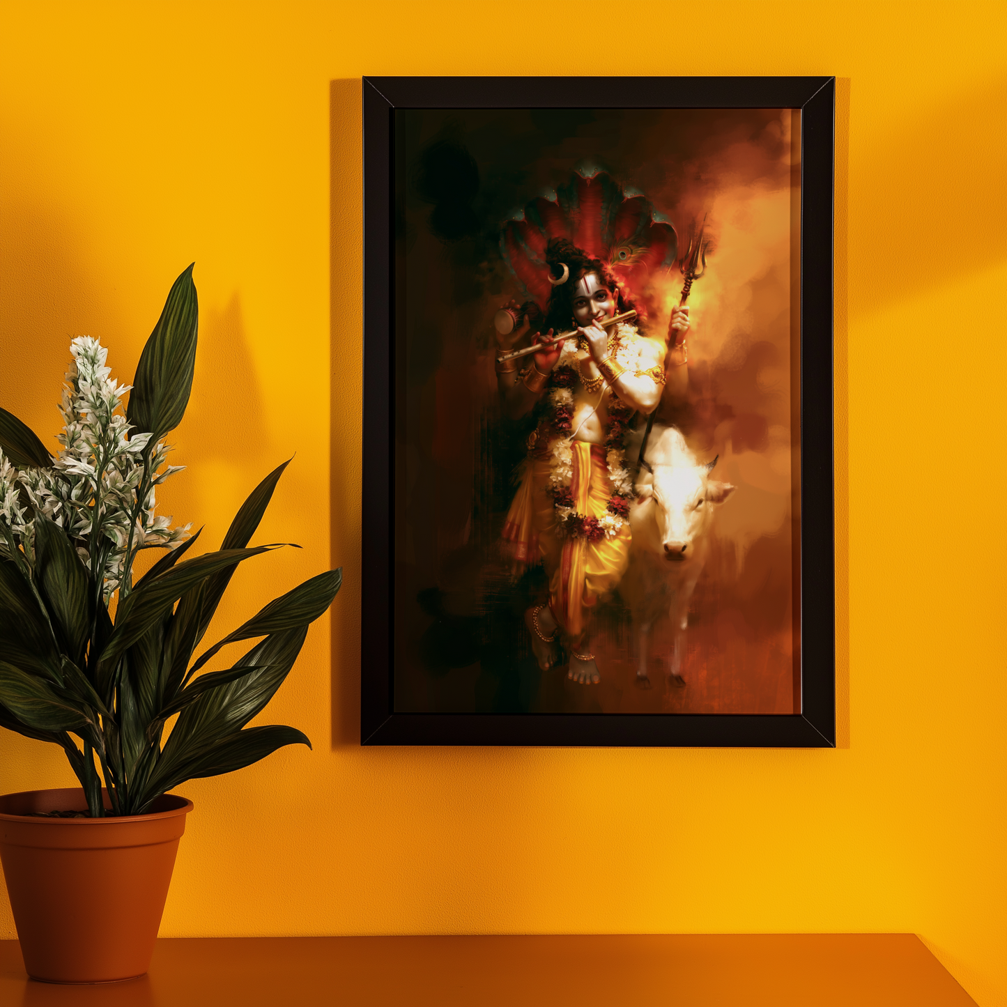Shiva Keshava Photo Frame  | Sri Krishna as Lord Shiva