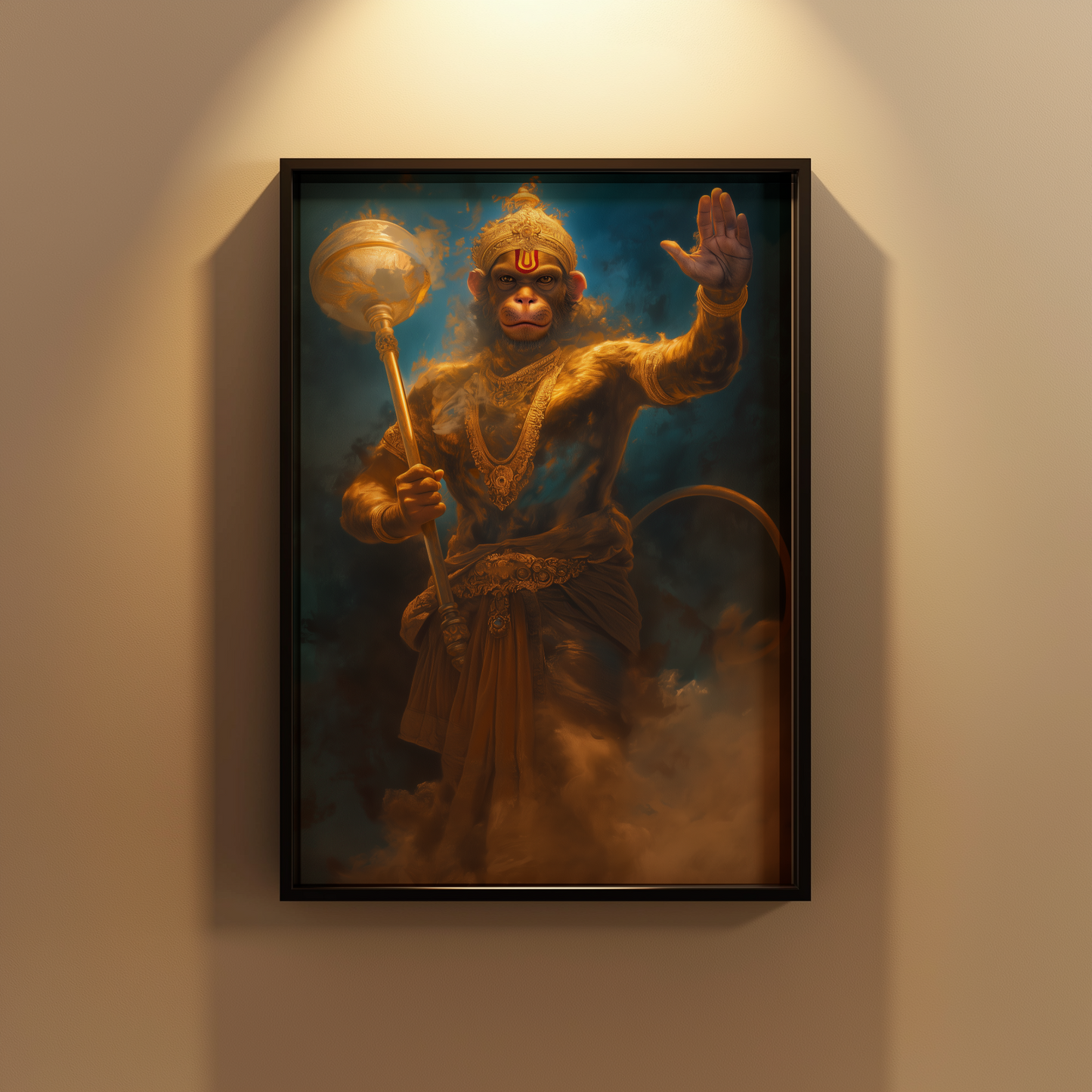 Lord Hanuman Photo Frame | Symbol of Strength, Devotion & Protection