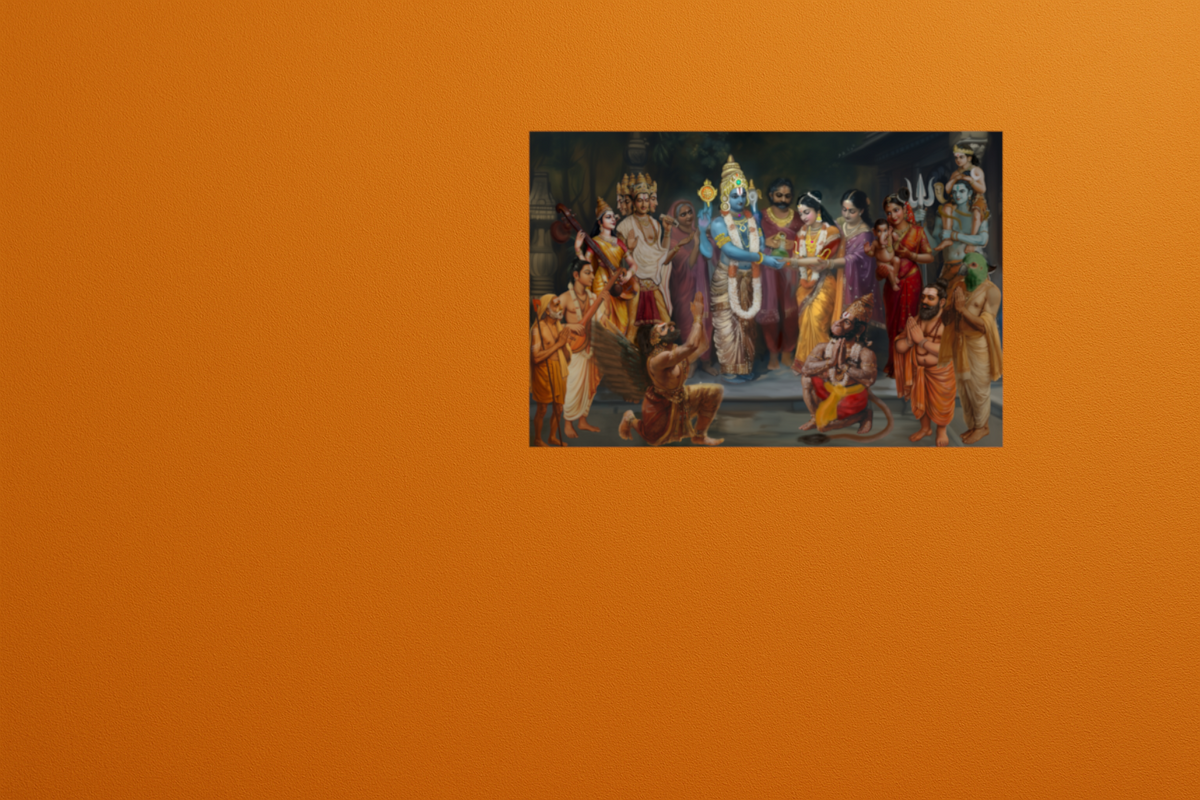 Srinivasa Kalyanam Poster – Venkateswara Kalyanam Wall Art | 300 GSM P ...