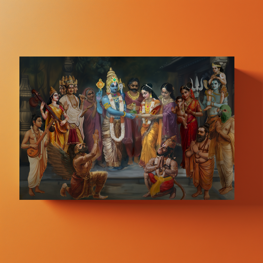Srinivasa Kalyanam Poster – Venkateswara Kalyanam Wall Art | 300 GSM Print