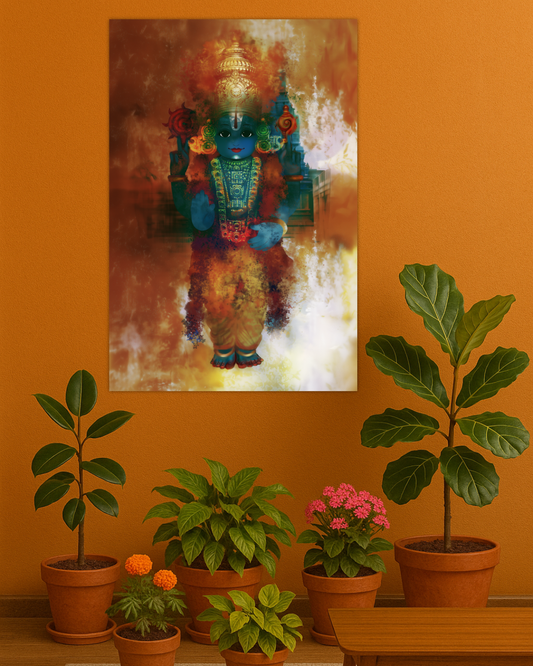 Bala Venkateshwara Swamy Poster Print | Premium Hindu Spiritual Wall Art for Home & Temple Décor