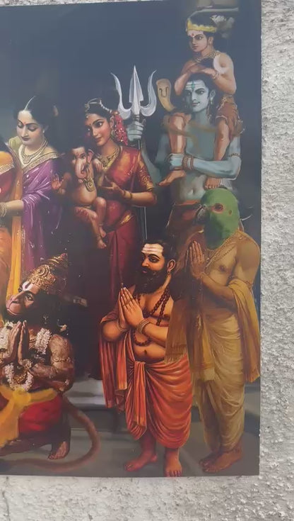Srinivasa Kalyanam Poster – Venkateswara Kalyanam Wall Art | 300 GSM Print